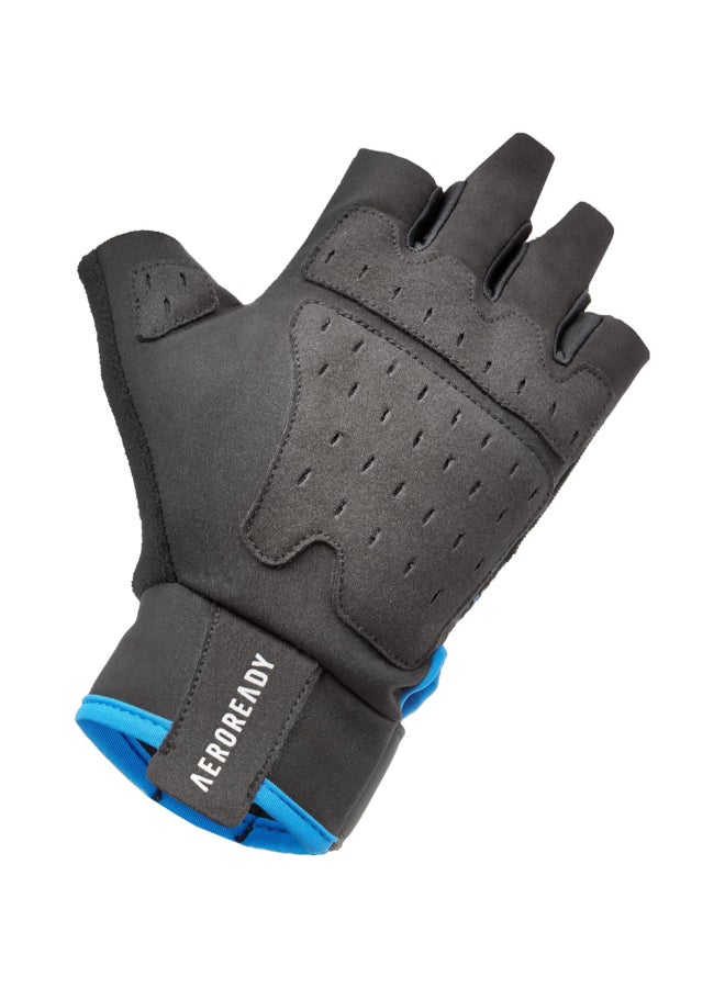 Adidas Performance Aeroready Training Gloves Blue and Black 2.5 x 15 x 25 cm ADGB-15014BL - Image 4